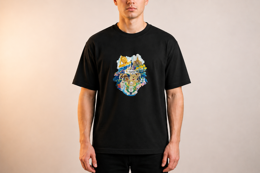 DogLibre T-shirt, Thailand-printed rescue-inspired apparel
